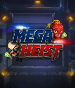 Enter the thrilling world of the Mega Heist game by Relax Gaming, featuring mischievous characters ready to undertake a big score. This image depicts the excitement of the heist with its striking logo and a mysterious vault backdrop. Perfect for players looking for a heist adventure, providing a gripping gaming experience. 