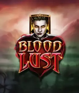 The captivating game interface of Blood Lust, showcasing elegant vampire icons against a mysterious nocturnal landscape. The visual emphasizes the slot's gothic aesthetic, enhanced by its unique 5-reel and 99-payline structure, making it an enticing choice for those fascinated by dark, supernatural themes.